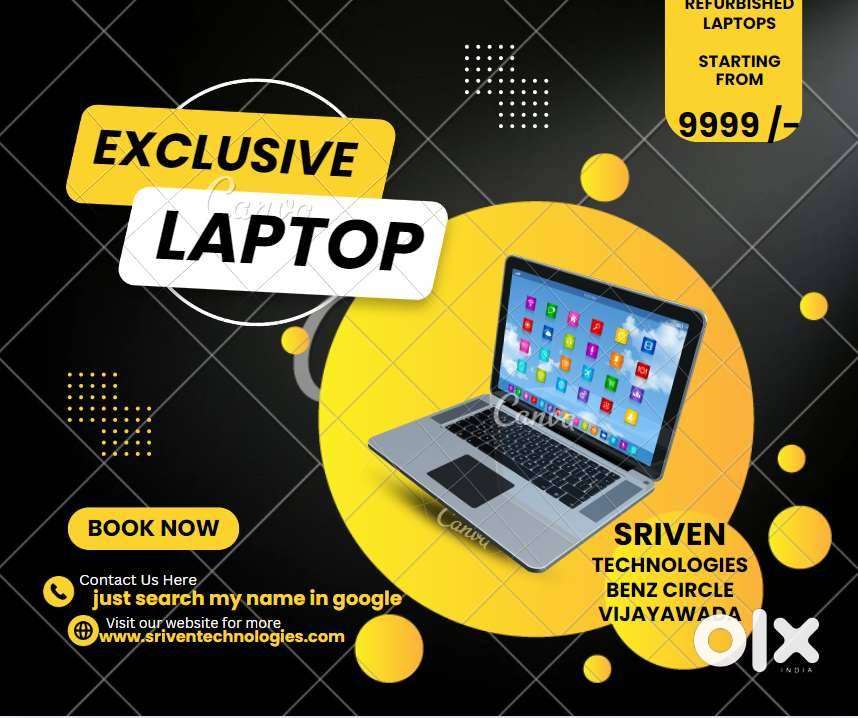 1 / 1 Description  Used Computers & Laptops  Sriven Technologies  Near