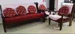 Used 3 piece sofa set with teapoy