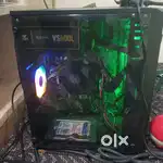 Ryzen 3 3200 proseser pc gaming, frontech 19 inch hd moniter,