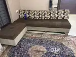 Sofa with table