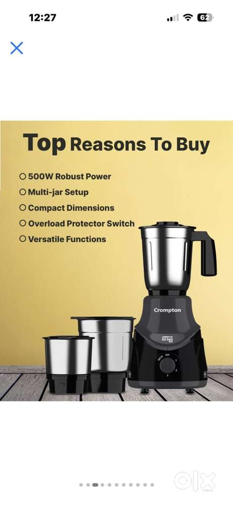 Crompton mixer 500. Wat