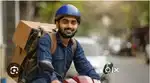 Bike delivery boy