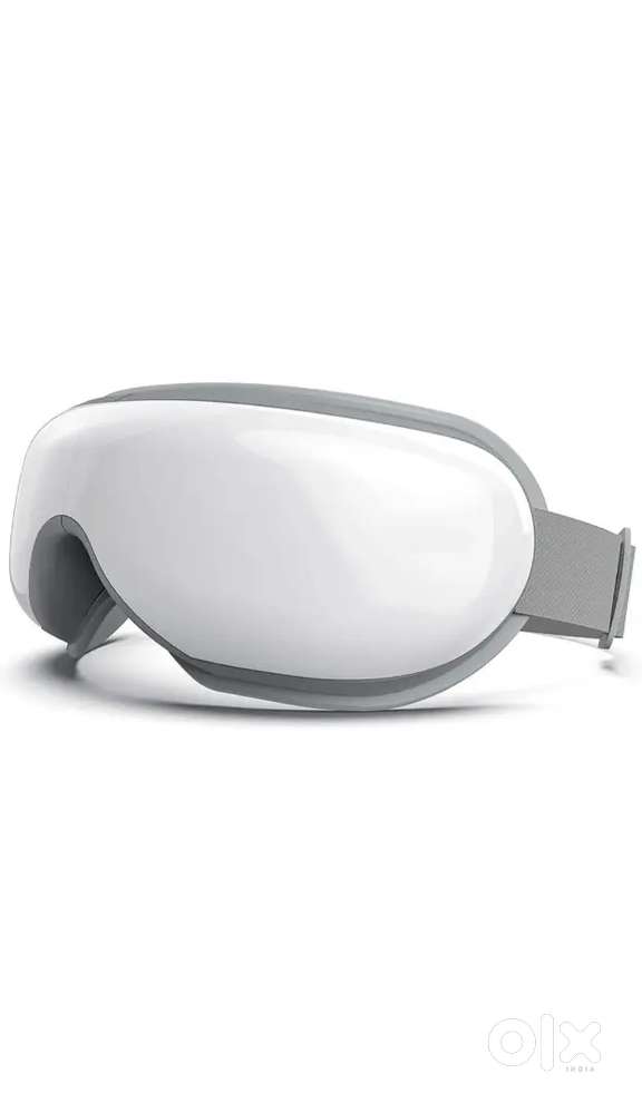 Eye Massager Heat Bluetooth Music Rechargeable Gift Massager (White)
