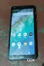 Nokia C1 Plus 4g mobile (2/16) display crack