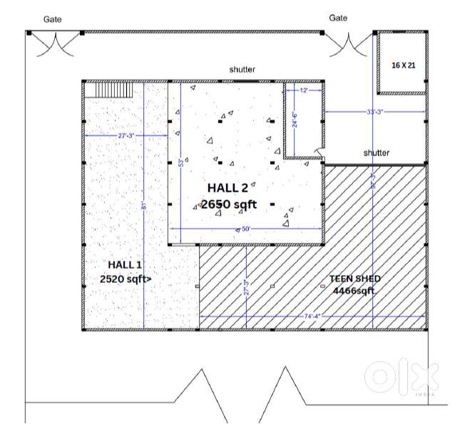 Warehouse available for Rent / Lease