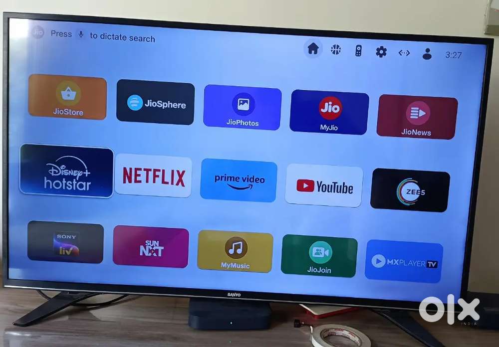 43 in Sanyo (Panasonic) LED TV. A+ Grade IPS Panel Excellent Condition