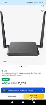 D-link wifi router new not used at all
