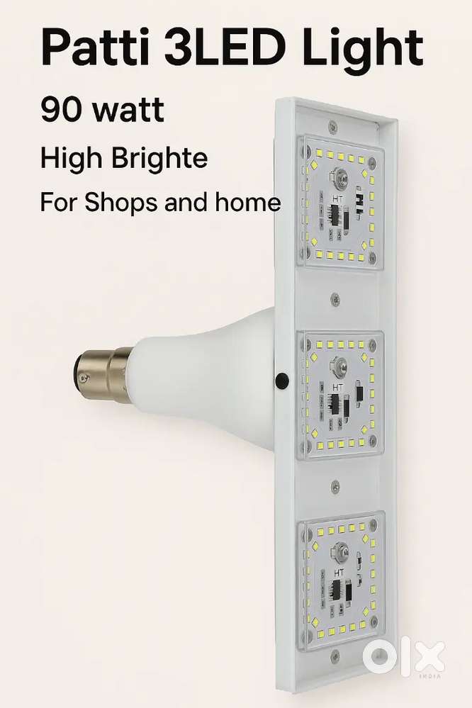 High Brighte Patti Light 3LED 90watt With Holder