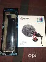 Boya - MM1 & 3 way stand