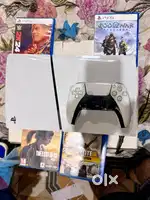 BRAND NEW 5month old ps5 disk and digital edition with 7games