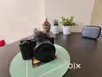Sony zve10 camera with full frame 50mm f1.8 lens