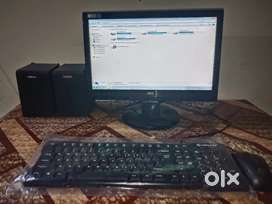 Complete Set Of Desktop Computer With Table