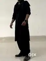 Black pathani suit for men