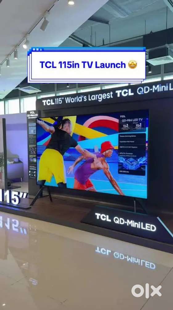 TCl smartv led with 4K full HD and voice commands on Bajaj electronics