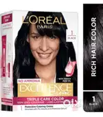 Loreal black hair colour 72ml + 100 gm