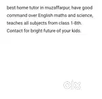 Tutor in muzaffarpur
