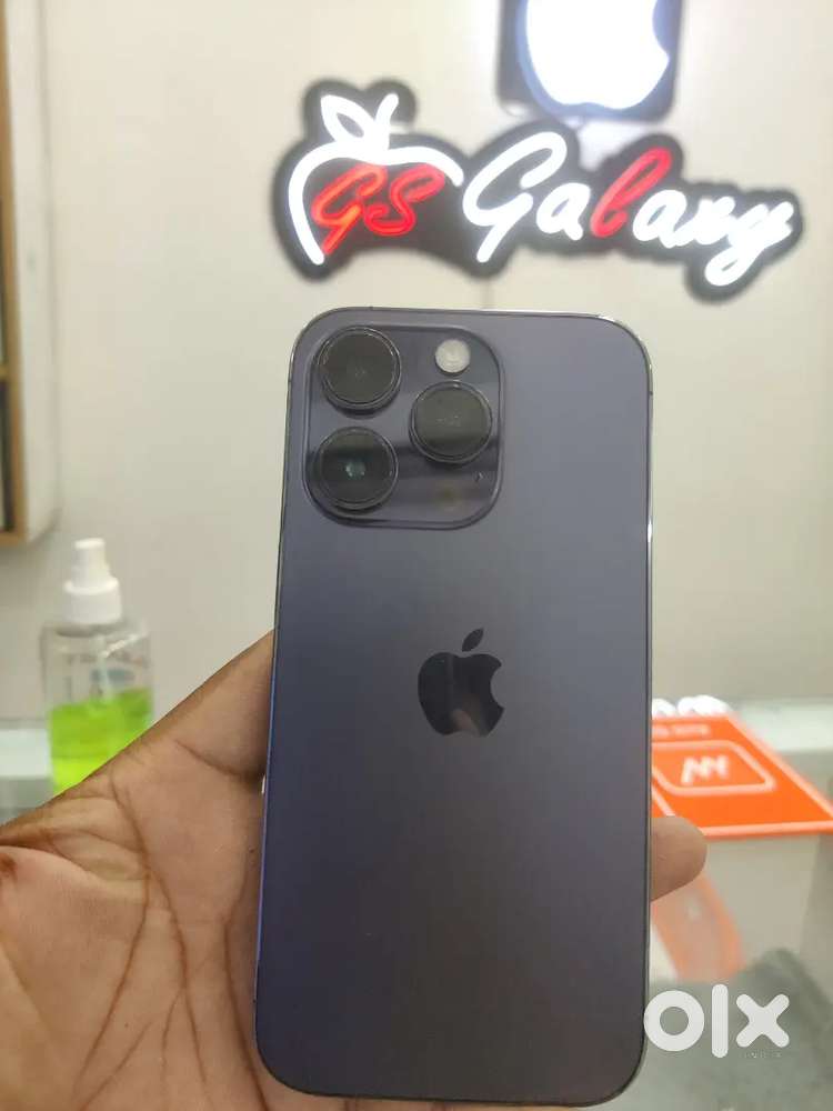 iPhone 14pro 128gb purple 91% Battery with bill