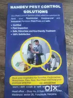 REQUIRED 4 PERSON FOR PEST CONTROL SERVICES NAMDEV PEST CONTROL