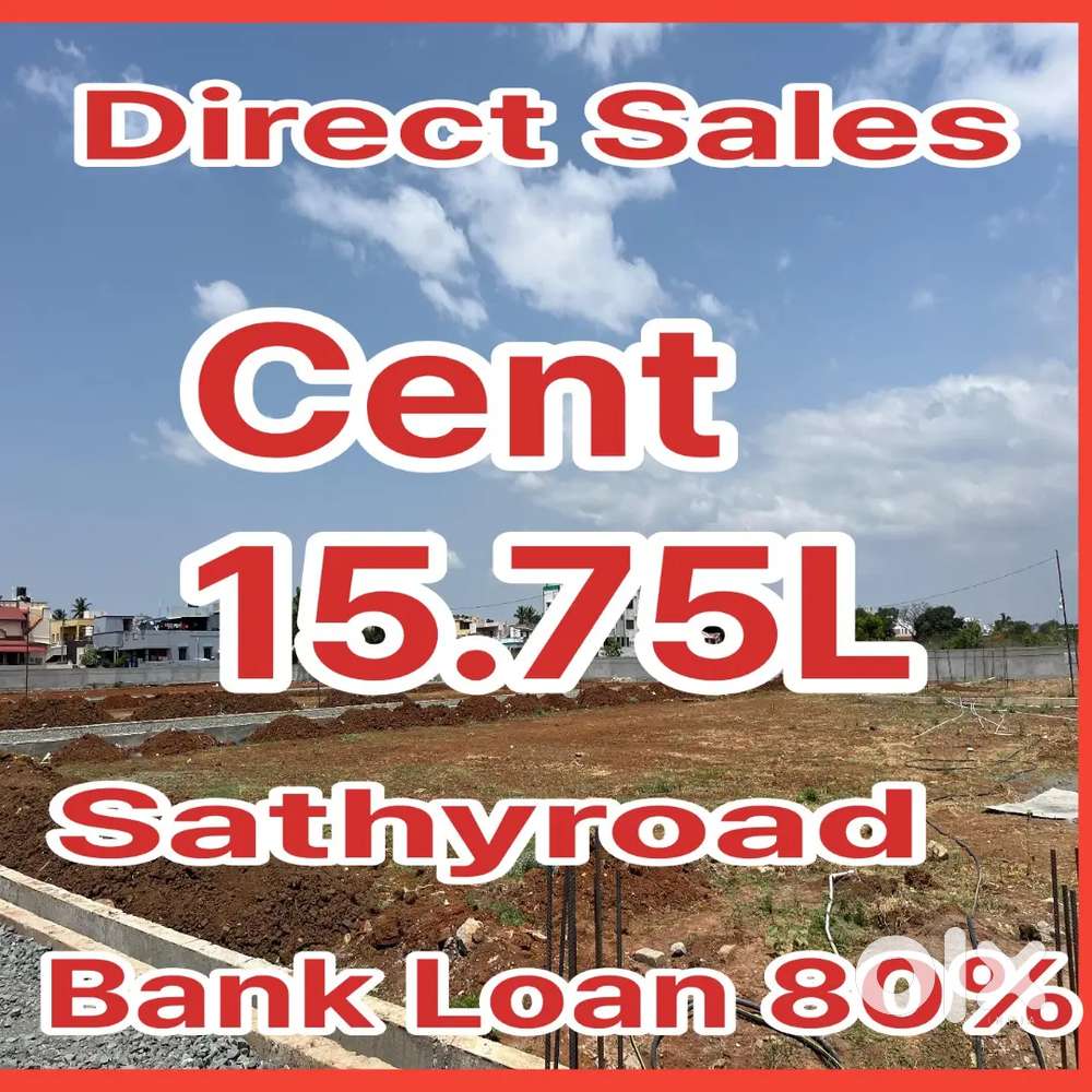 Dtcp Plots Near Sathyroad at 15.75 L Nh 1 Kms Distance