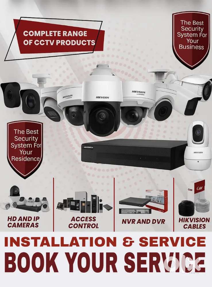 Cctv camera, Biometric Installation & service