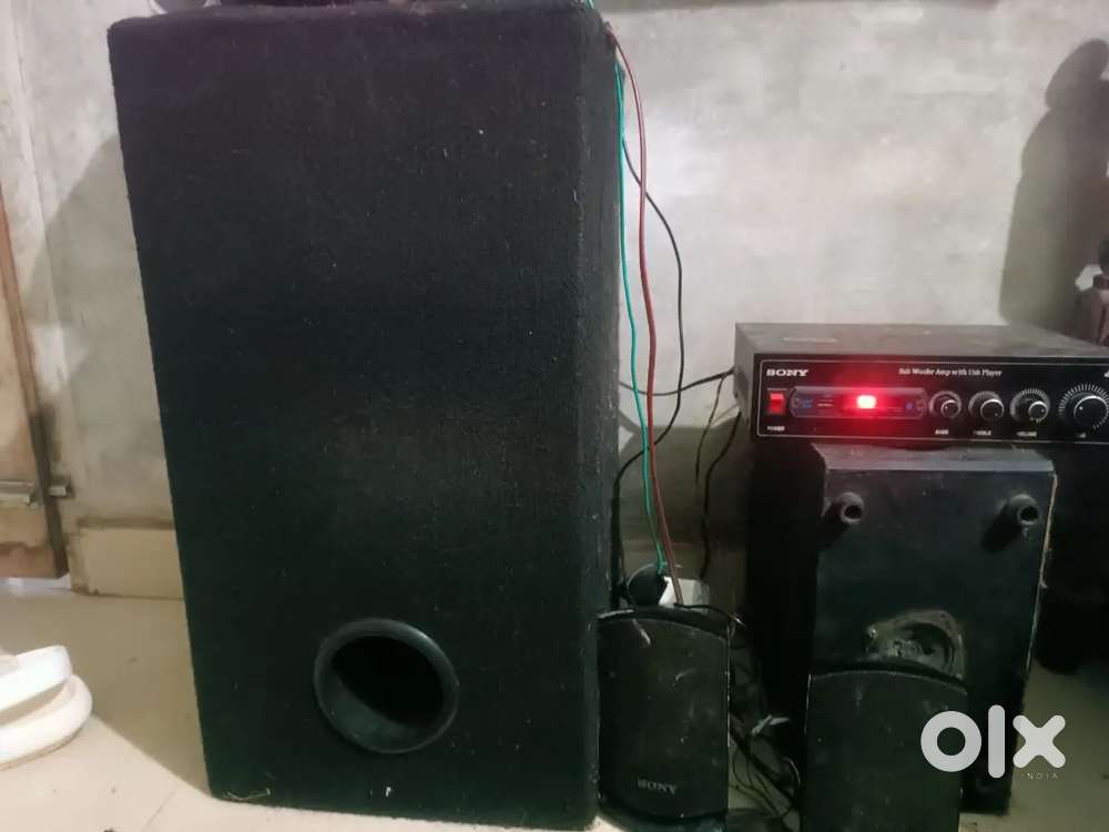 Sony amplifier and 10 incj subwoofer condition