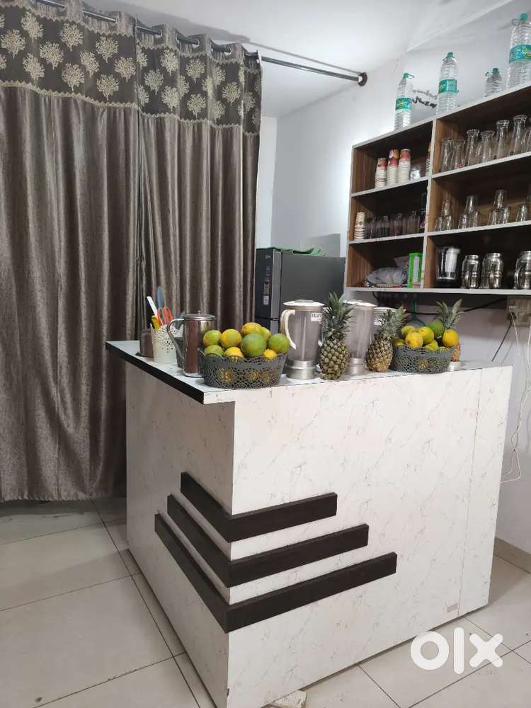 Juice shop with tea stall