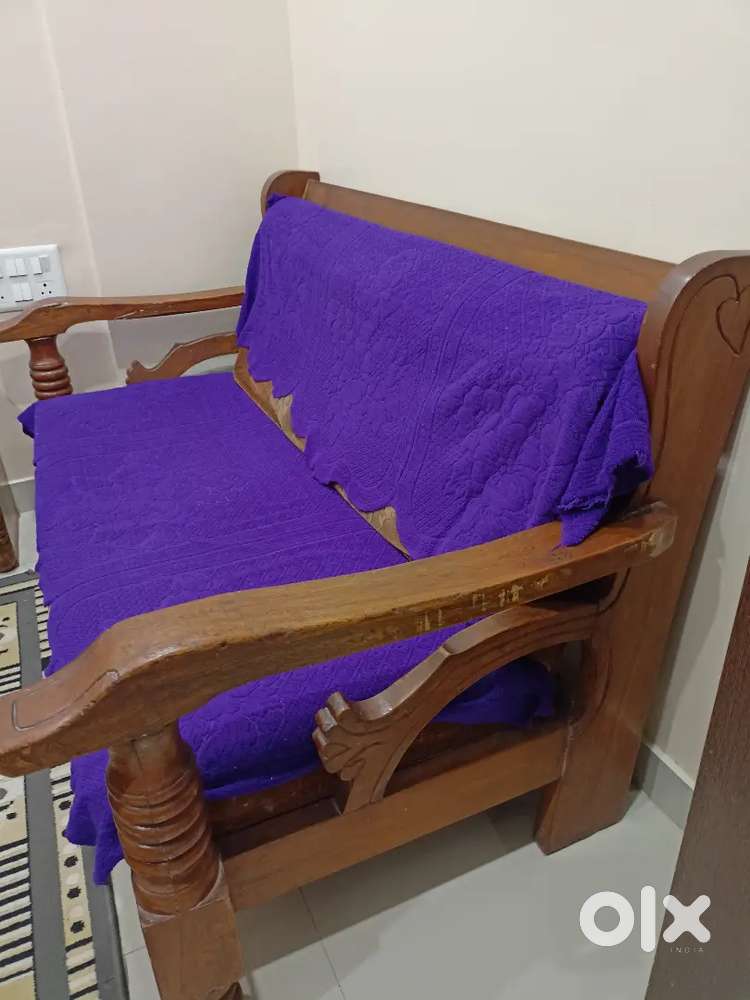 Wooden Teak sofa