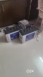 Inverter with 2 batteries