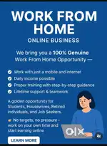 Work from home opportunity