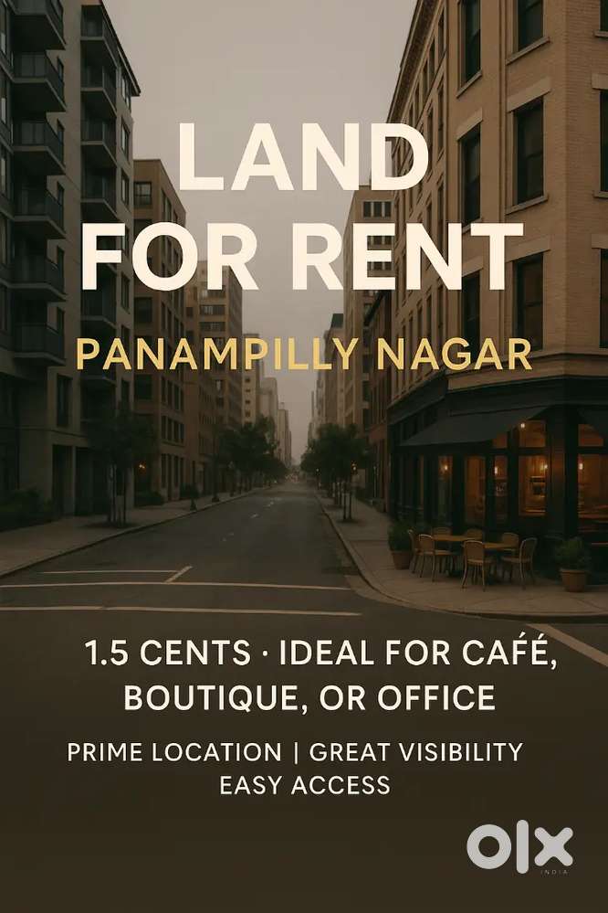 1.5Cents Land For Rent at Panampilly Nagar