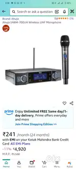 Ahuja wireless mic