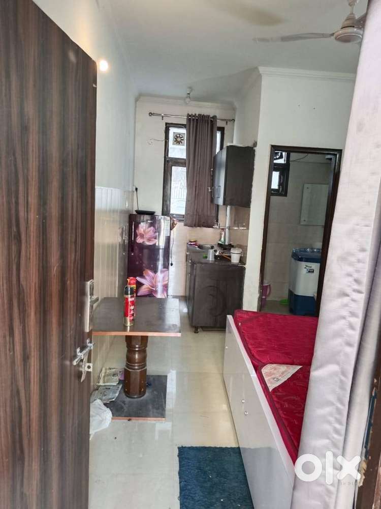 Studio furnished atach kitchen bathroom balcony near dmart peermuchala