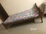 Single bed with mattress