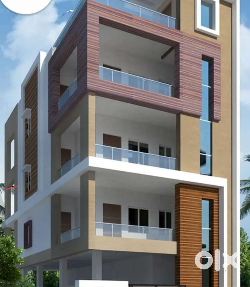 ready to move flat for sale at visalakshinagar near to highway500m