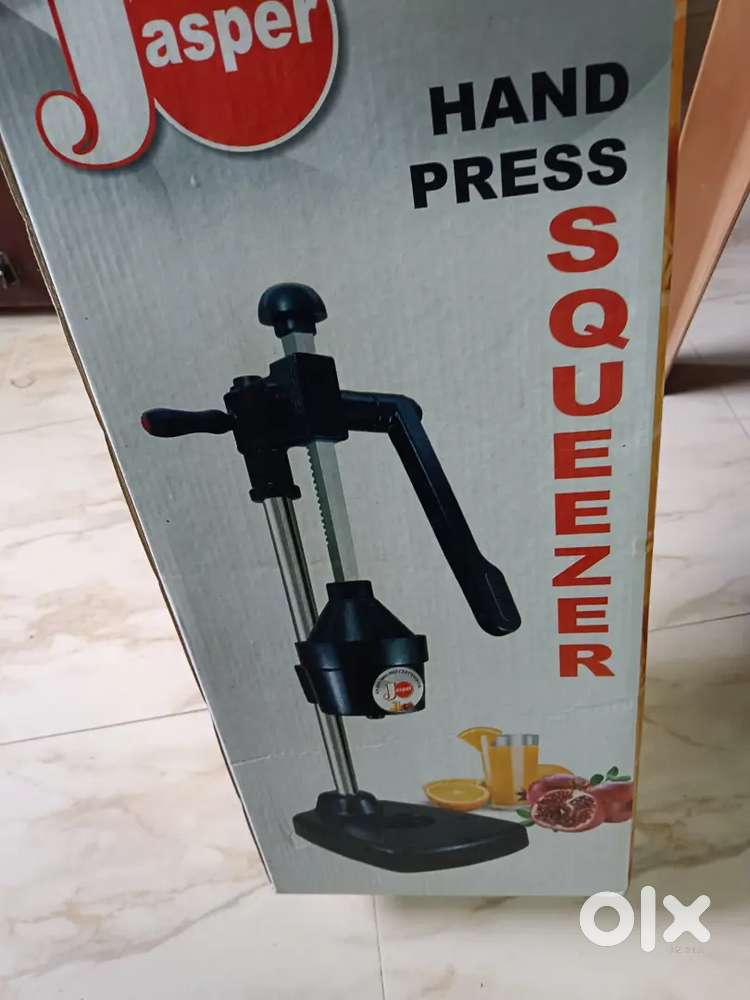 Jasper ,Hand press Squeezer health fresh juice and Feel fresh .