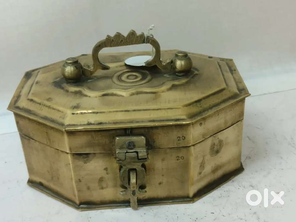 Antique pure brass solid heavy pandaan 21/16/9 cm