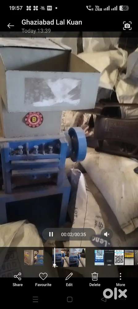 Plastic cutter grinder