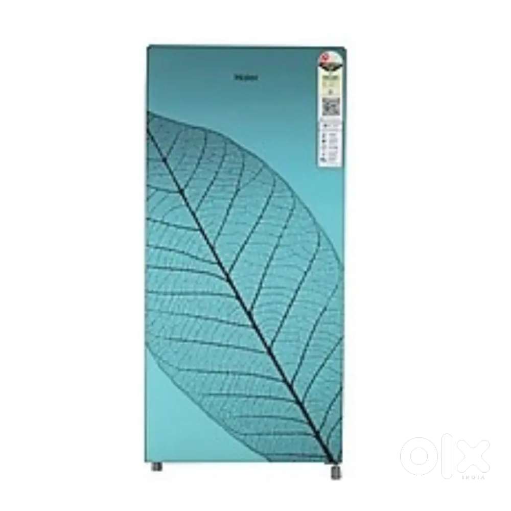 Haier Single Door 185 Litres 3 Star Refrigerator Holy leaf Glass