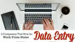 URGENT REQUIREMENT FOR DATA ENTRY