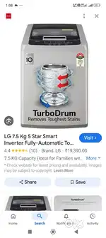 Lg fully automatic washing machine.