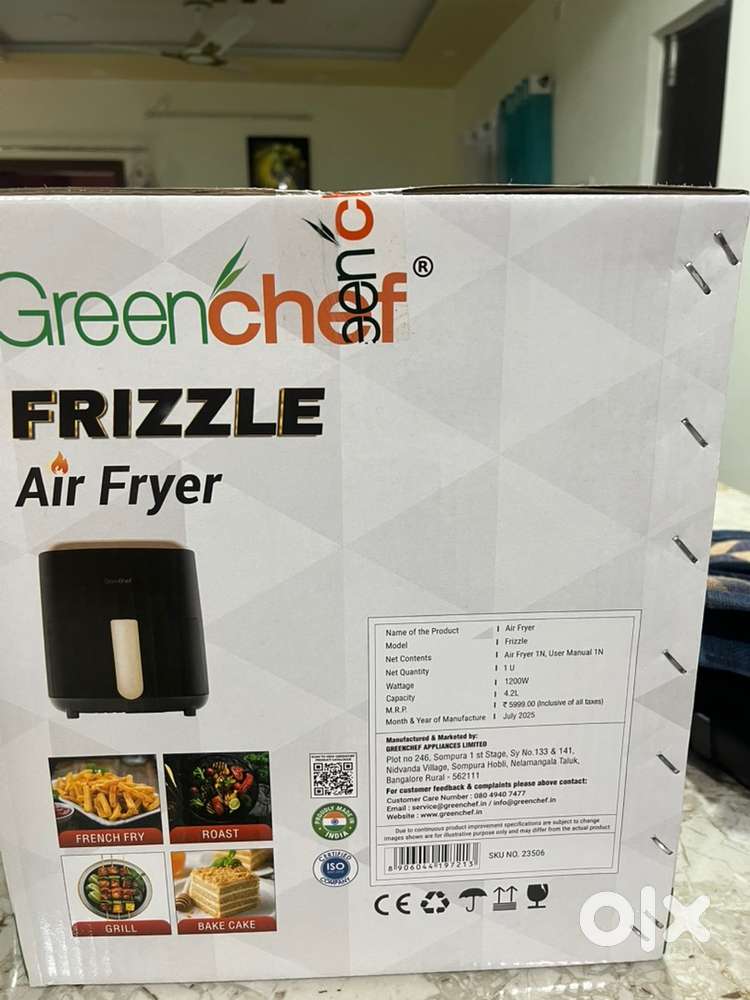 Brand new(sealed) Greenchef Frizzle 4.2L Air Fryer - 2 Year Warrenty