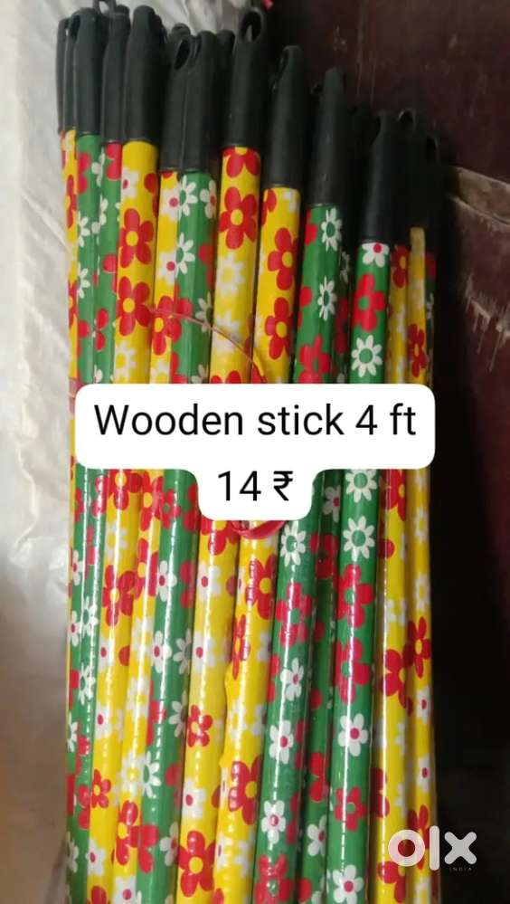 Mop & wiper sticks
