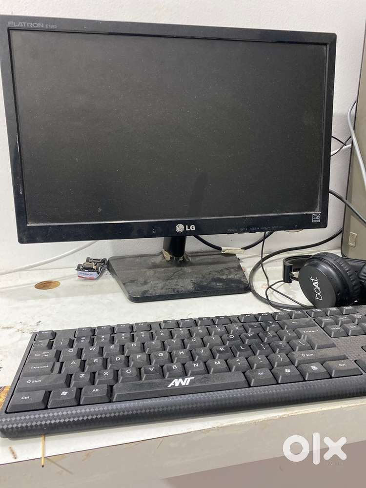 LG Monitor, Dell Cpu and keyboard and mouse