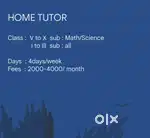 I am a Home tutor