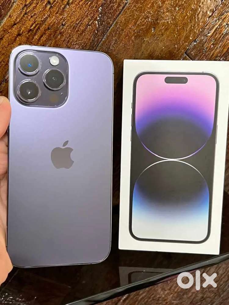APPLE IPHONE 14PROMAX DEEP PURPLE COLOR REFURBISHED GOOD CONDITION