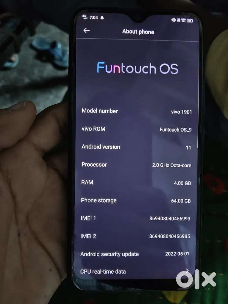 Vivo y15 4/64 for sell. Never opened no display change