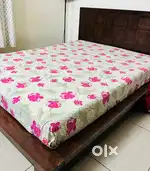 Wooden bed queen size