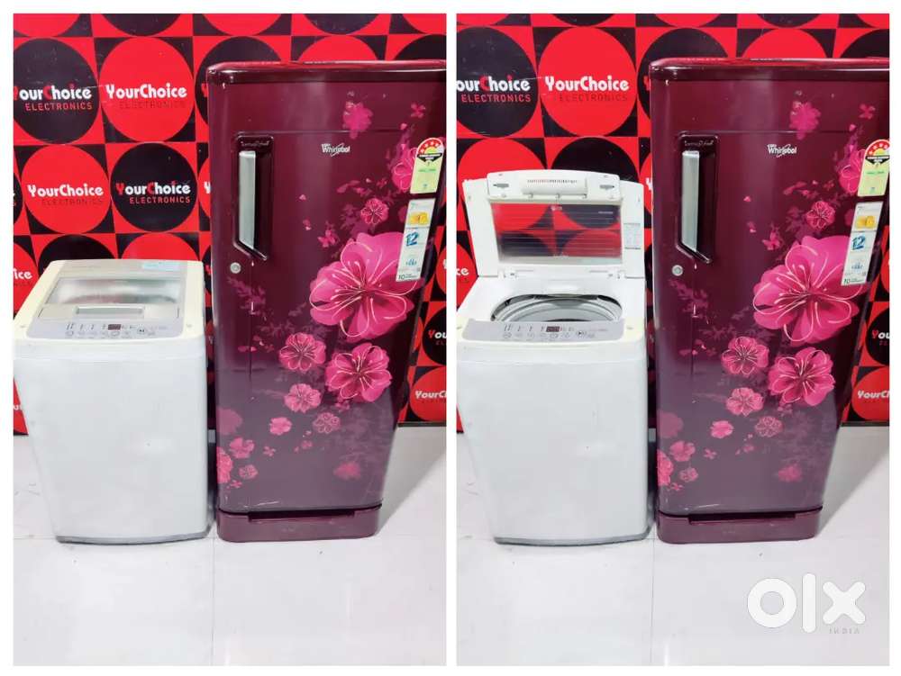 Refrigerator&WashingMachine For Sale Combo Offer - Though-The-Door Ice