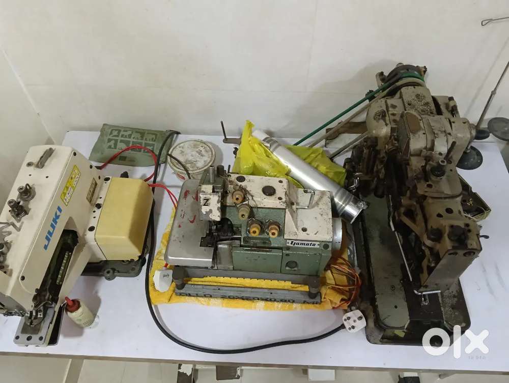 Juki  kaj  button machine