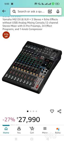 Yamaha Mixer 12 Channel